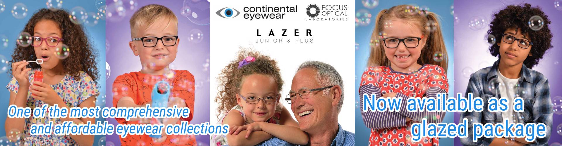 Lazer eyewear collection available as a glazed package from Focus Optical