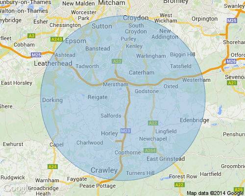 10 Mile Radius Map Zip Codes - London Top Attractions Map